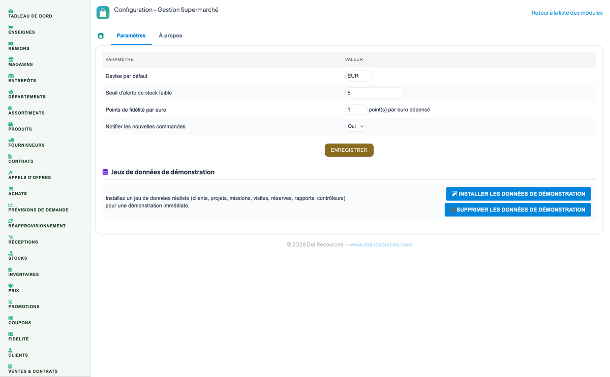 Complete Supermarket Management for Dolibarr