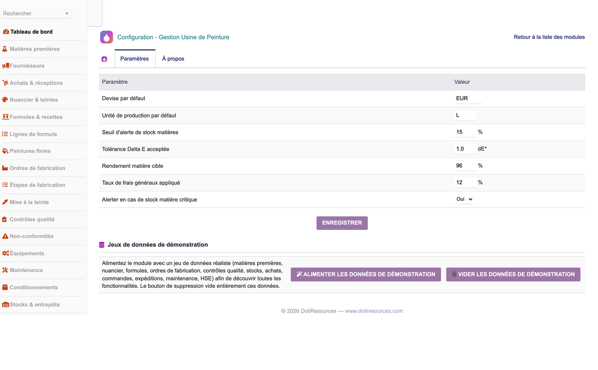 DoliResources - Dolibarr - 38_configuration_donnees_demo