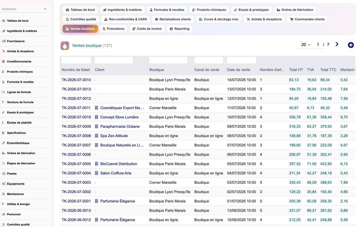 A complete Cosmetics ERP module for Dolibarr