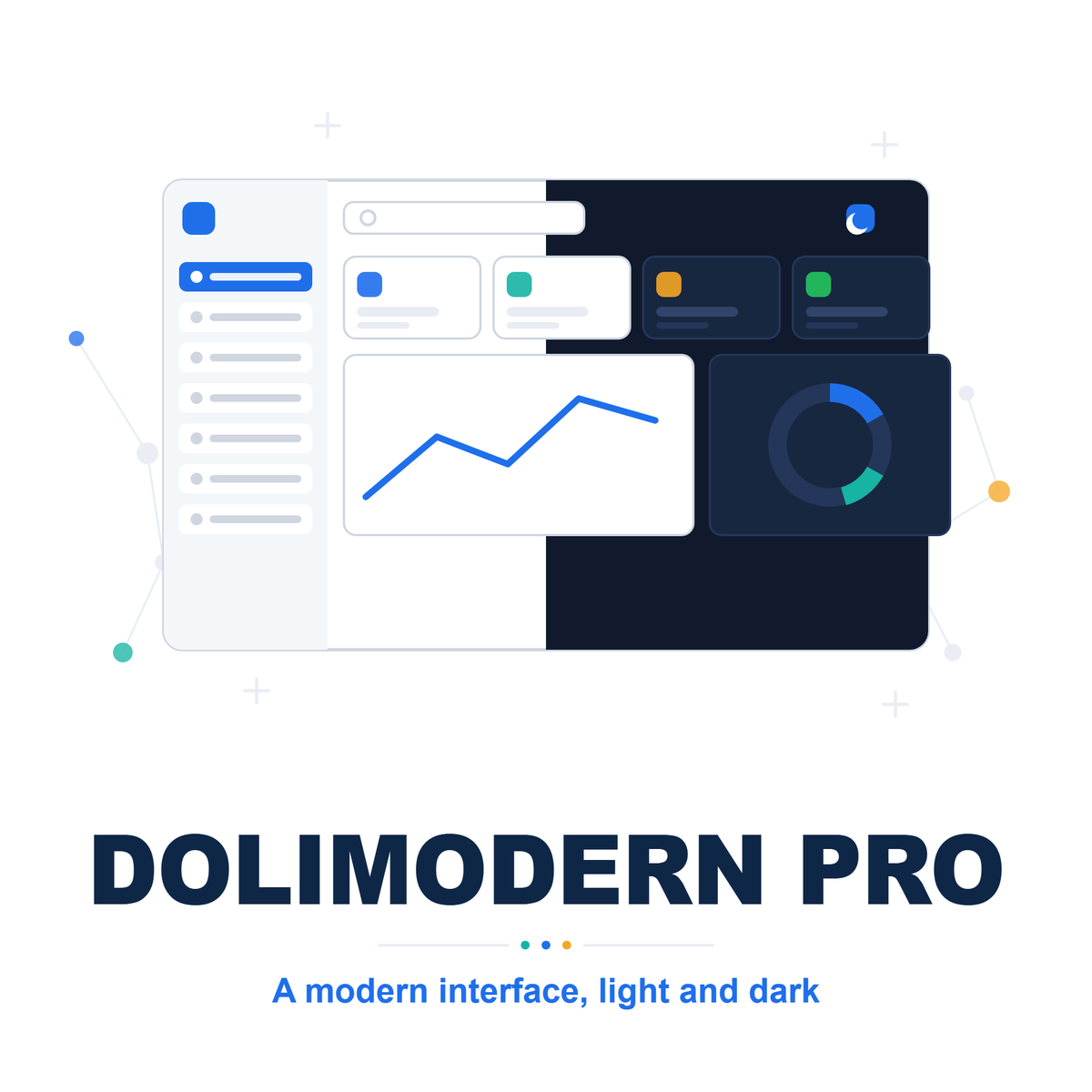 DoliModern Pro – Premium Modern UI Theme for Dolibarr (Light & Dark)