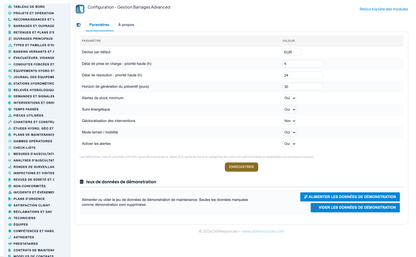 Dam & Reservoir Lifecycle Management - Dolibarr