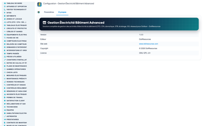 Building Electricity, Electrical Contracting & Low-Current Systems Management for Dolibarr