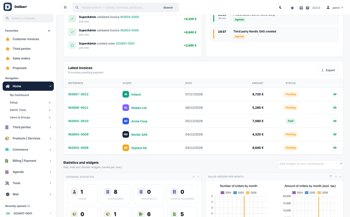 DoliResources - Dolibarr - 03_dashboard_light_activity_agenda