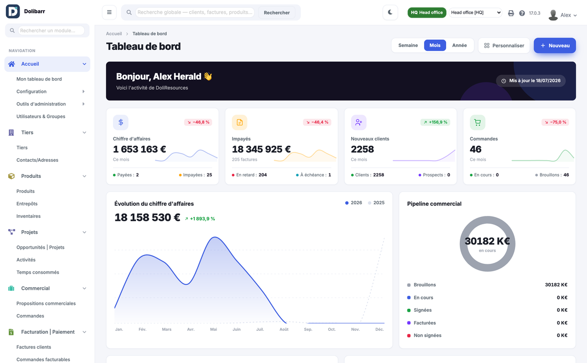 DoliResources - Dolibarr - 03_menu_principal
