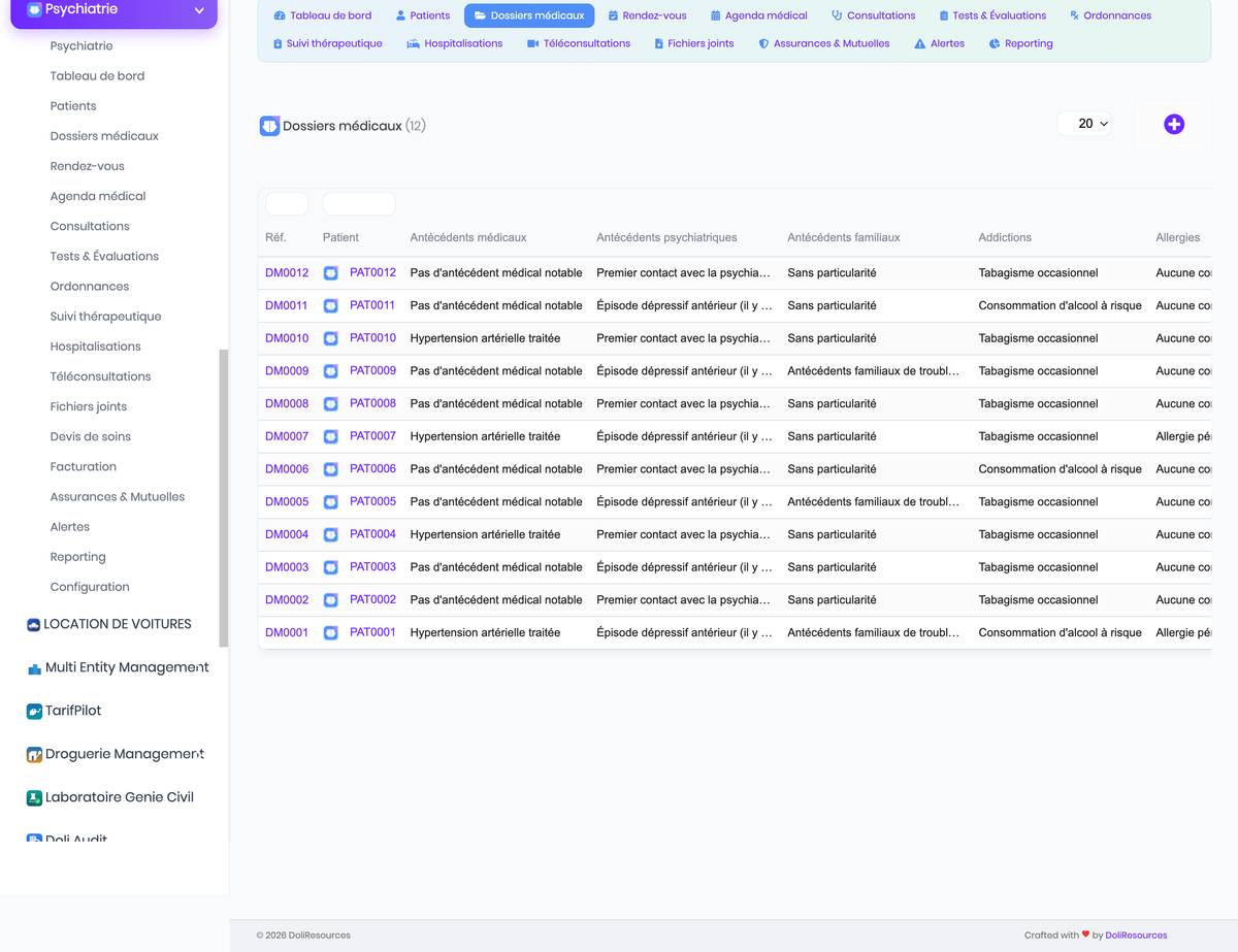 DoliResources - Dolibarr - 04_medicalfiles_list_fdde1e18-ecf4-4298-b653-a6c739477ac0