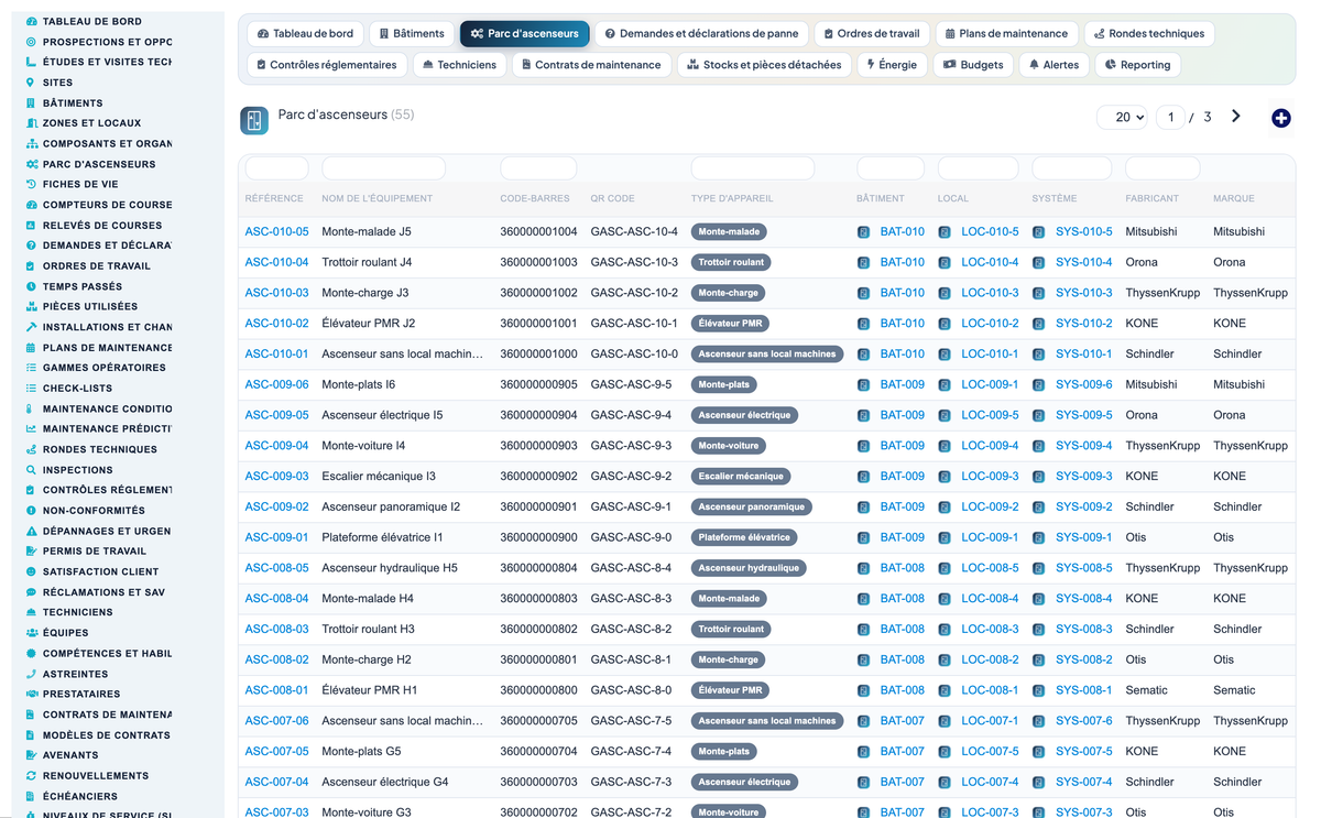 Elevator & Vertical-Transport Management for Dolibarr