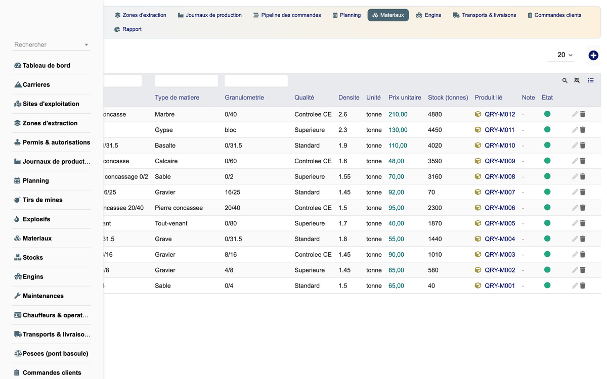 DoliResources - Dolibarr - 05_materials_list