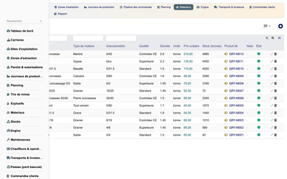 DoliResources - Dolibarr - 05_materials_list