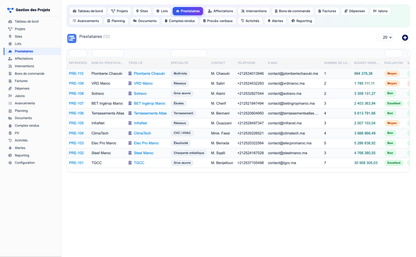 Project Management - Dolibarr