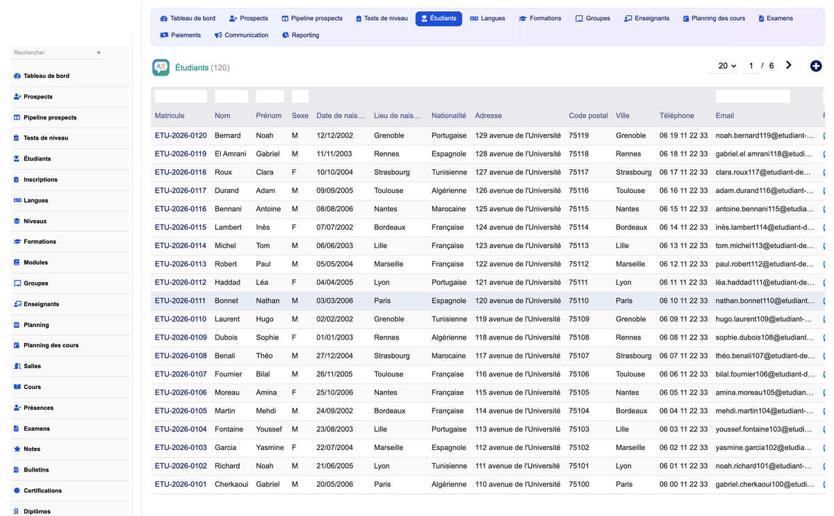 DoliResources - Dolibarr - 05_students