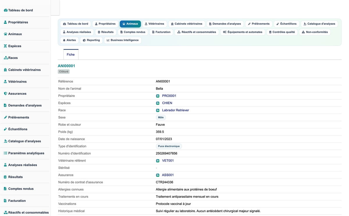DoliResources - Dolibarr - 06_animal_fiche
