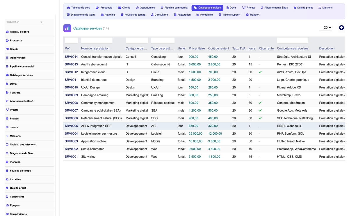 DoliResources - Dolibarr - 06_catalogue_services