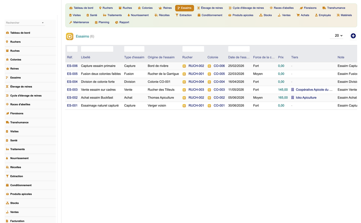 DoliResources - Dolibarr - 06_essaims