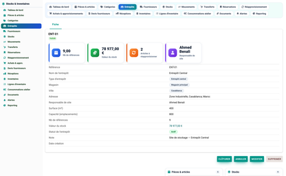 Stock & Inventory Management - Dolibarr