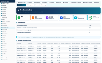 Courier Management - Dolibarr