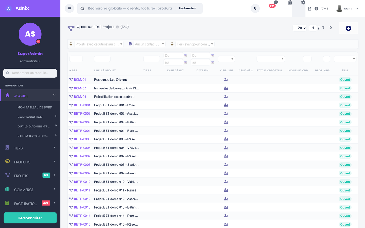 DoliResources - Dolibarr - 07-project-list