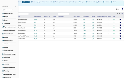 DoliResources - Dolibarr - 07_carburants