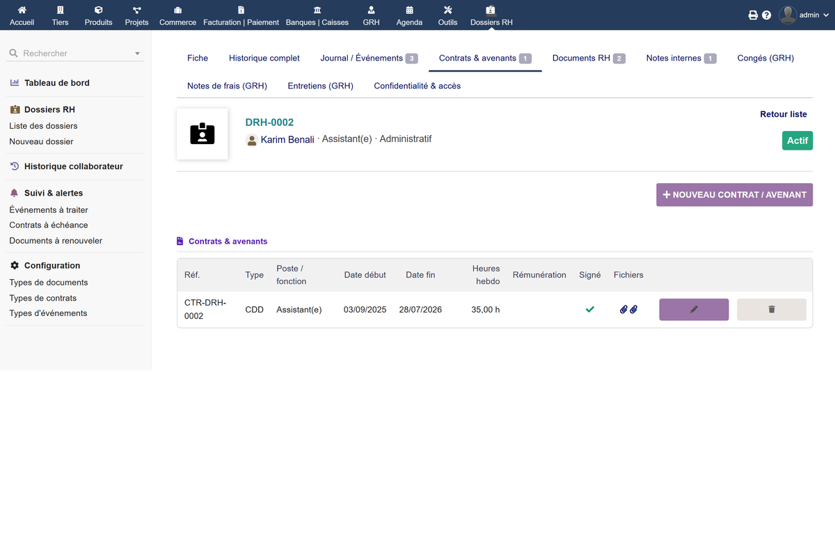 DoliResources - Dolibarr - 07_contrats_avenants