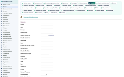 Advanced Payroll Management - Dolibarr