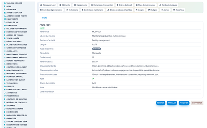 Advanced Maintenance Contract Management - Dolibarr