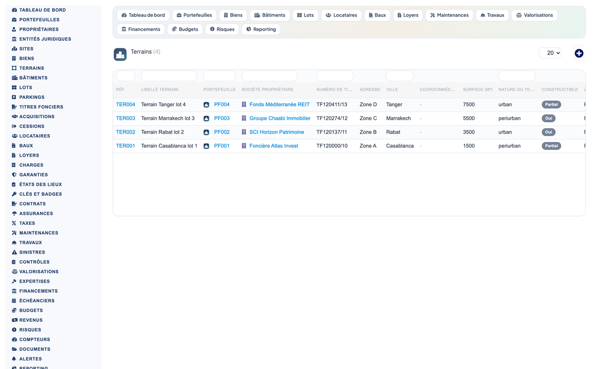 Real Estate Asset Management - Dolibarr