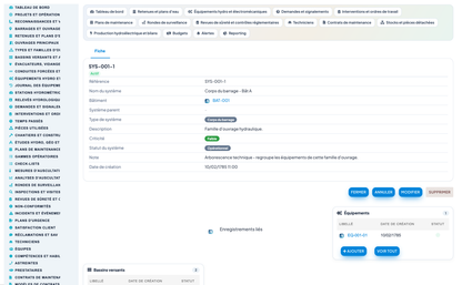 Dam & Reservoir Lifecycle Management - Dolibarr