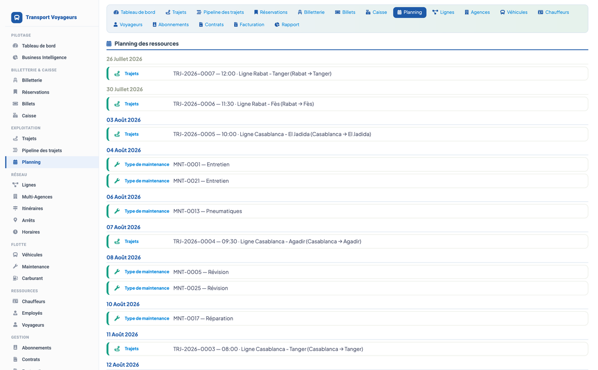 Passenger Transport Management - Dolibarr