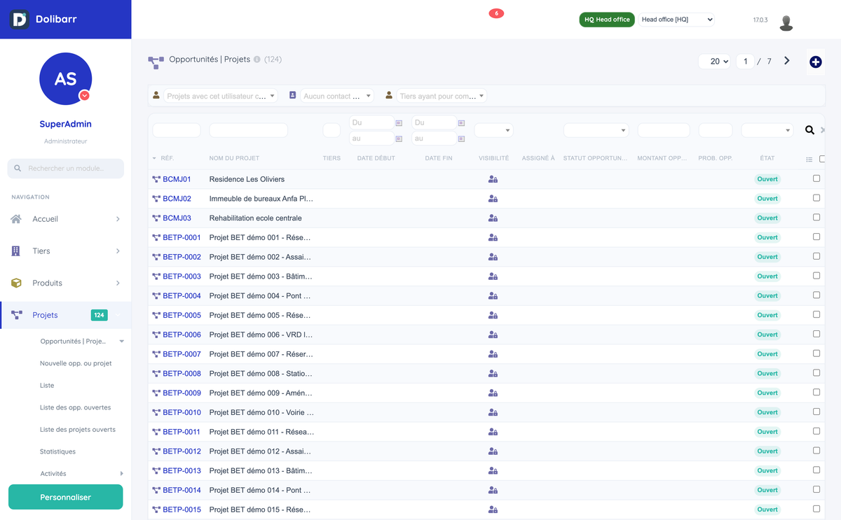 DoliResources - Dolibarr - 09-projects
