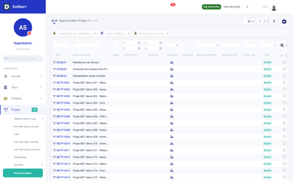 DoliResources - Dolibarr - 09-projects