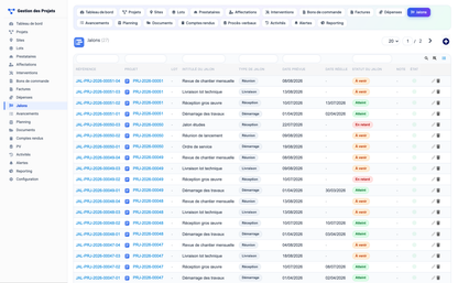 Project Management - Dolibarr