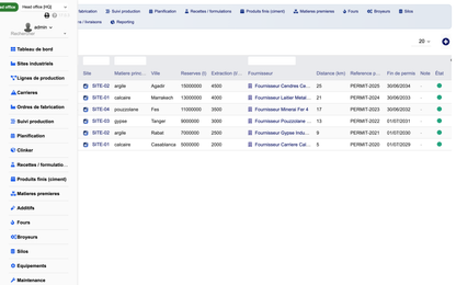 DoliResources - Dolibarr - 09_quarries_list