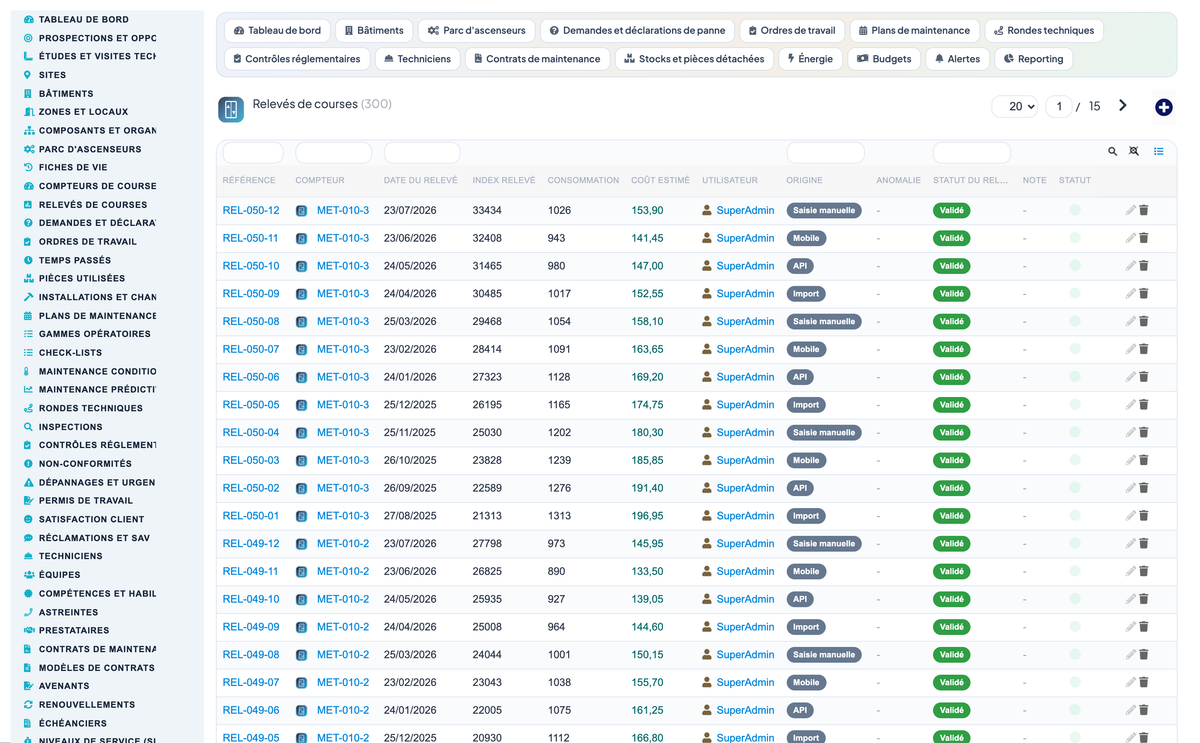 Elevator & Vertical-Transport Management for Dolibarr