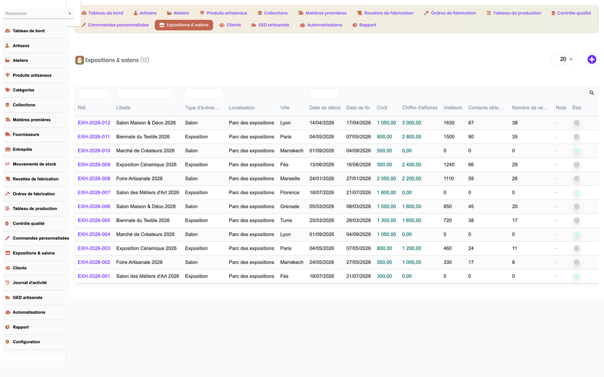 DoliResources - Dolibarr - 10_exhibitions