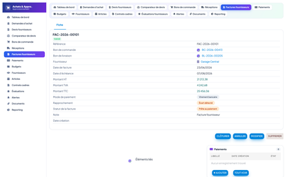 Purchasing & Procurement - Dolibarr