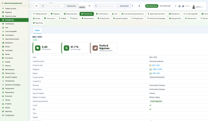 Organic Store Management for Dolibarr
