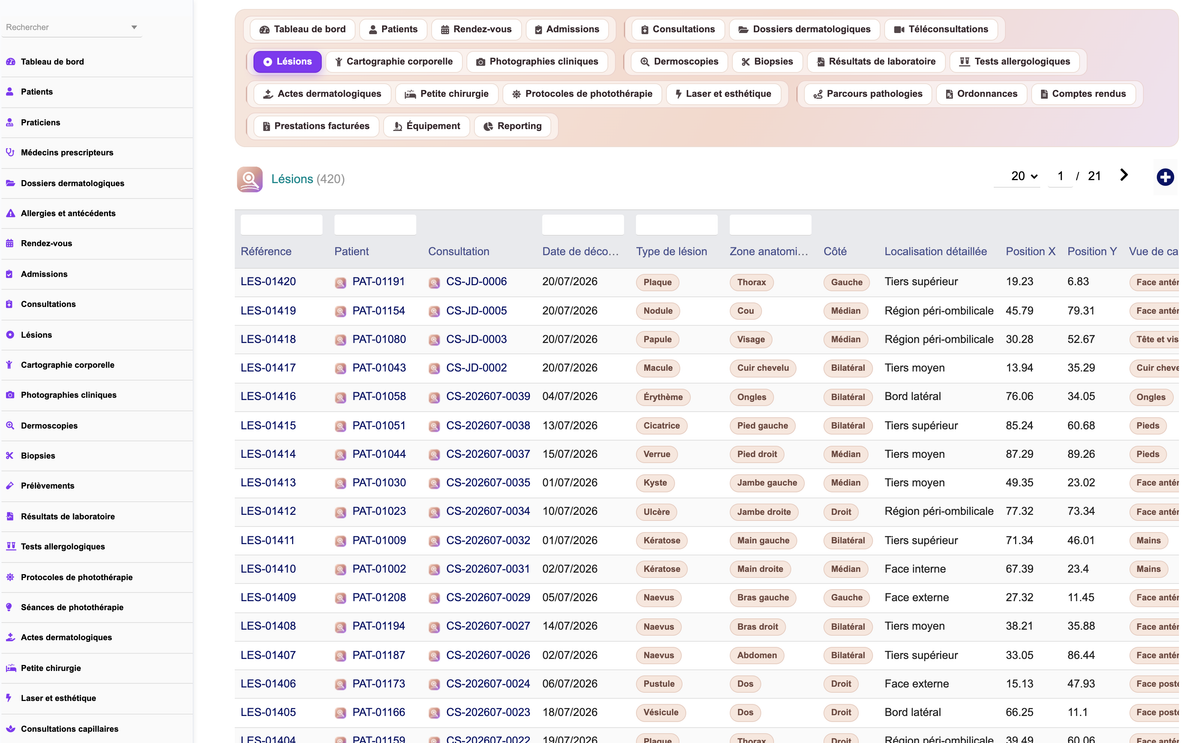 DoliResources - Dolibarr - 10_lesions_list