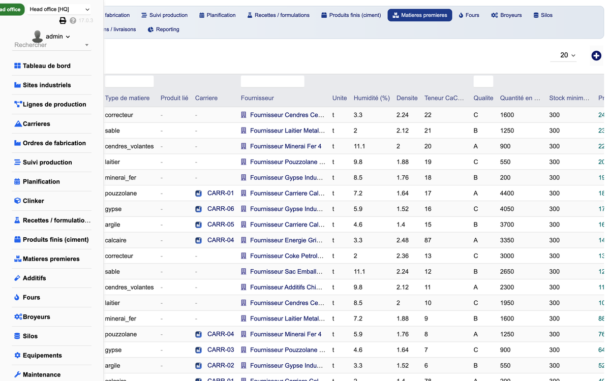 DoliResources - Dolibarr - 10_materials_list