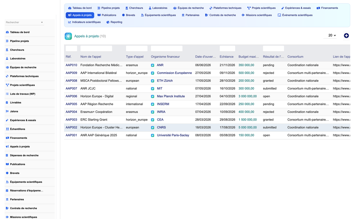 DoliResources - Dolibarr - 11_calls_list