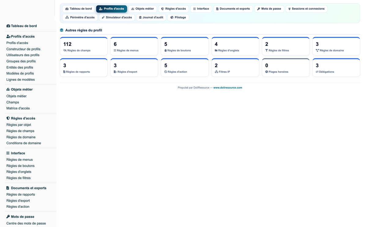 Access Manager Pro — advanced access control for Dolibarr