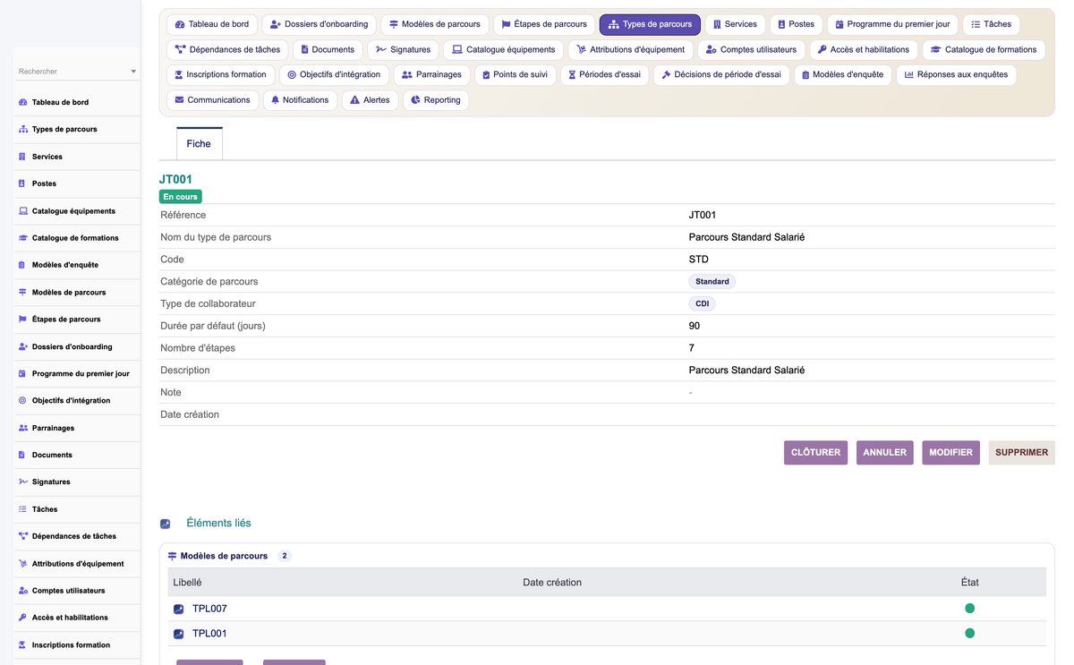 HR Onboarding Management  - Dolibarr
