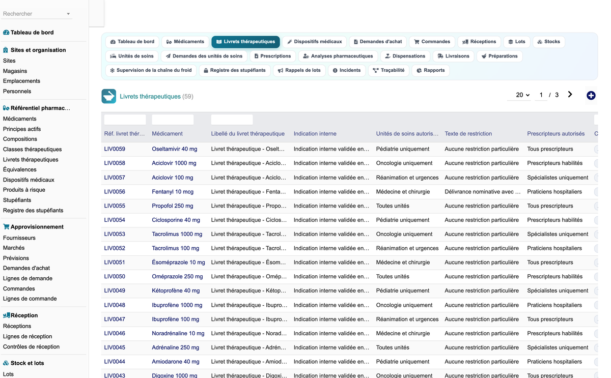 DoliResources - Dolibarr - 11_livret_therapeutique