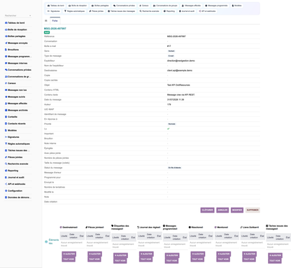 MESSAGING MANAGEMENT - Dolibarr