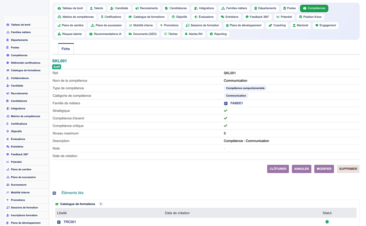 HR Performance Evaluation Management - Dolibarr