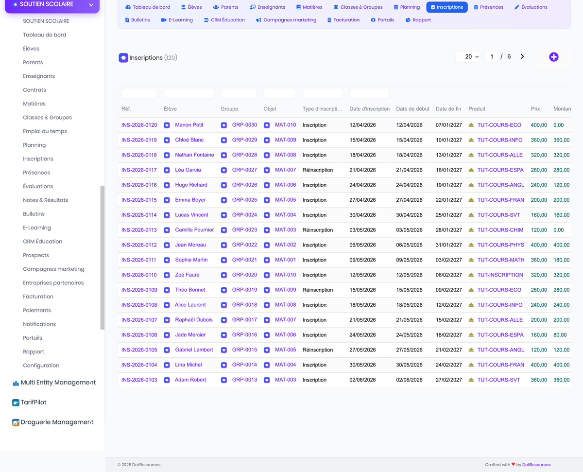 DoliResources - Dolibarr - 13_enrollments_list_600846ad-944a-471c-82b6-e3dd048f5a13