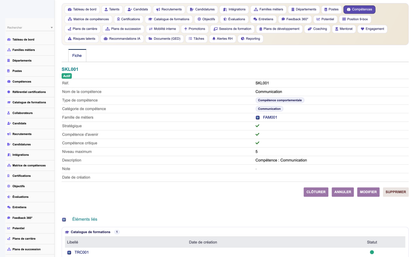 Talent & Competency Management - Dolibarr