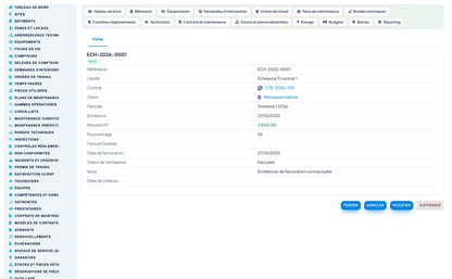 Advanced Maintenance Contract Management - Dolibarr