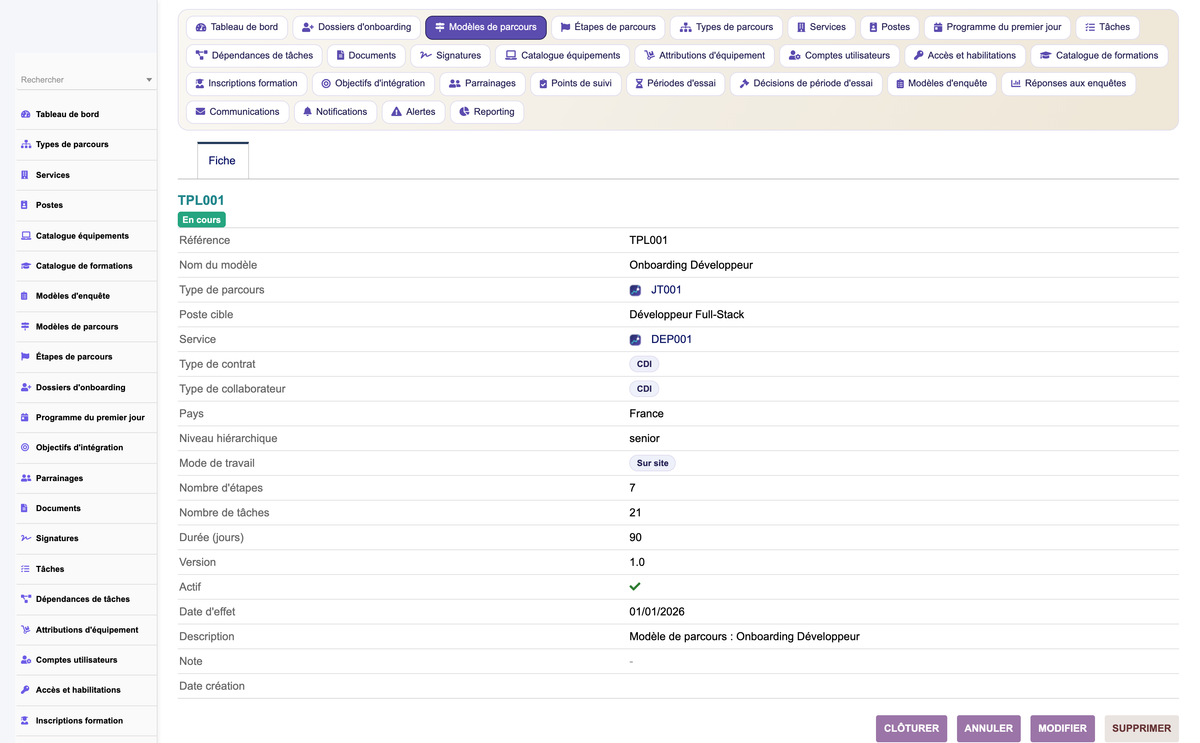 HR Onboarding Management  - Dolibarr