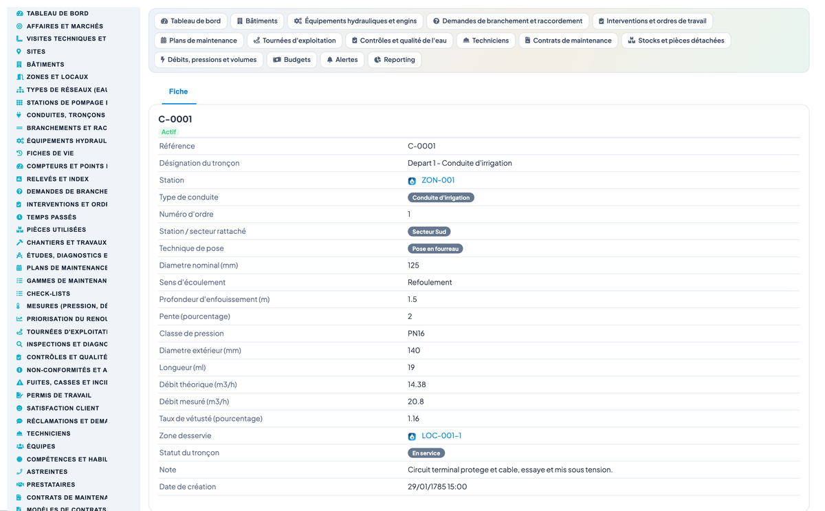 Wet Networks Management — Advanced - Dolibarr