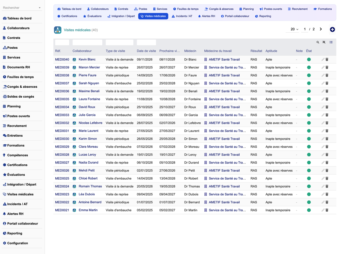 DoliResources - Dolibarr - 13_medicalvisits_list_9535fa32-35b7-4202-b9f1-3337b4c0d7c6