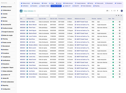 DoliResources - Dolibarr - 13_medicalvisits_list_9535fa32-35b7-4202-b9f1-3337b4c0d7c6